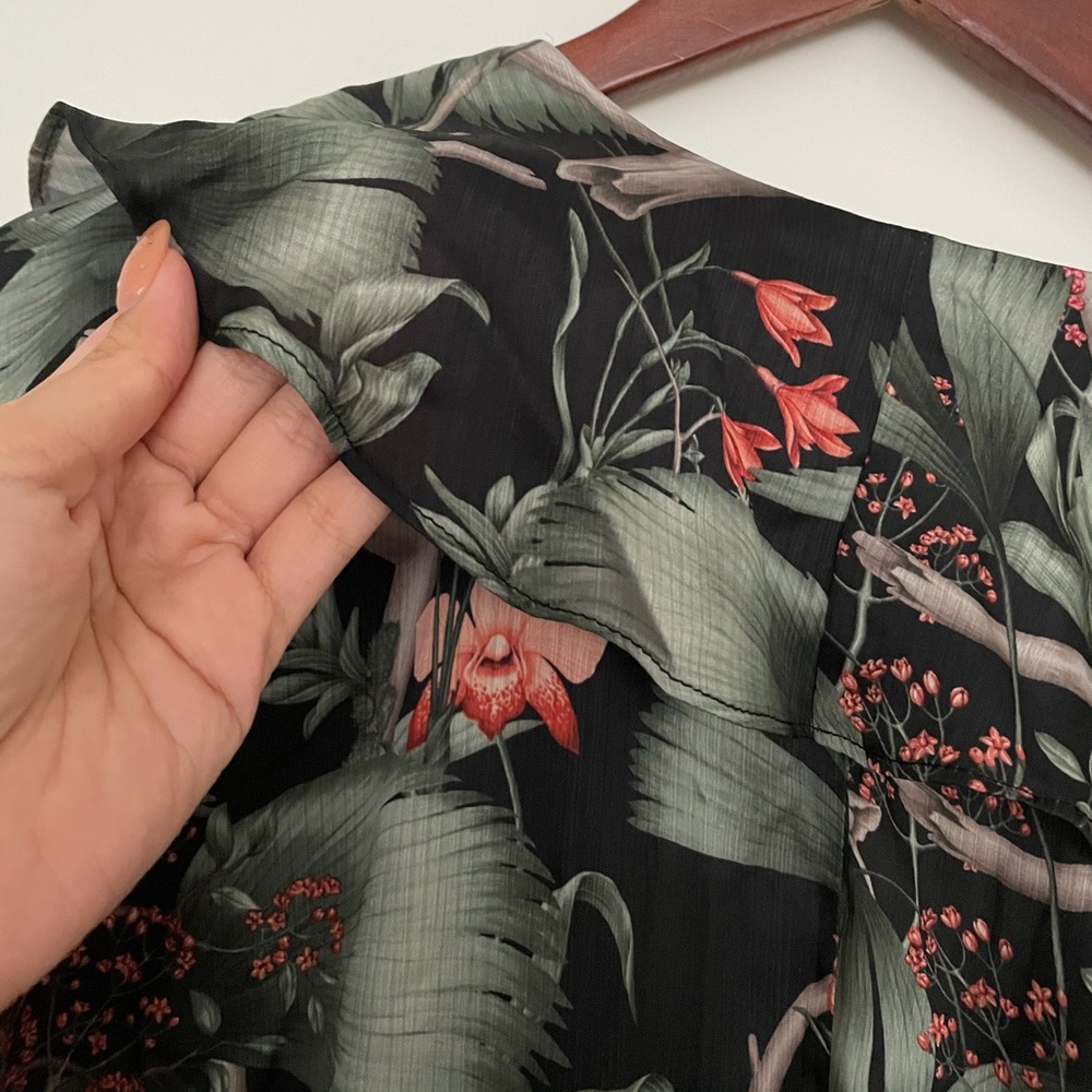NWT JOHANNA ORTIZ x H&M Mini Floral Dress Sz S - Picture 9 of 10